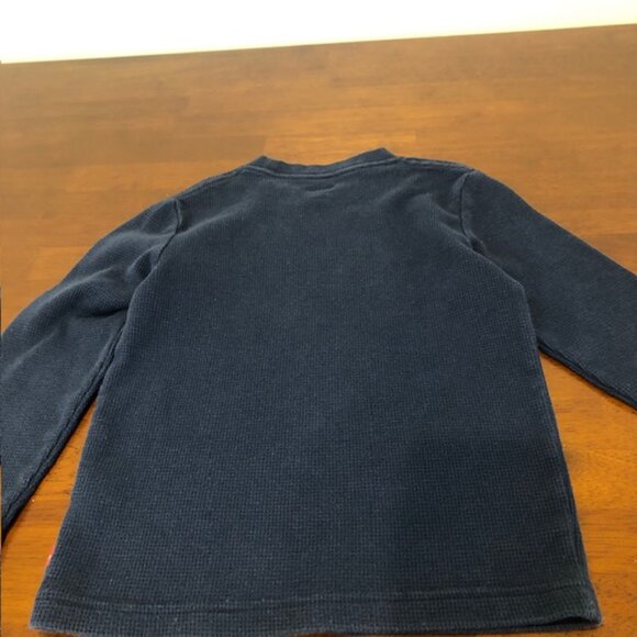 Levi's Unisex Kids Youth Waffle Knit Long Sleeve Shirt Size XS (5/6) Pre-Owned - Picture 5 of 10